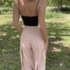 Wrap Pants Beige