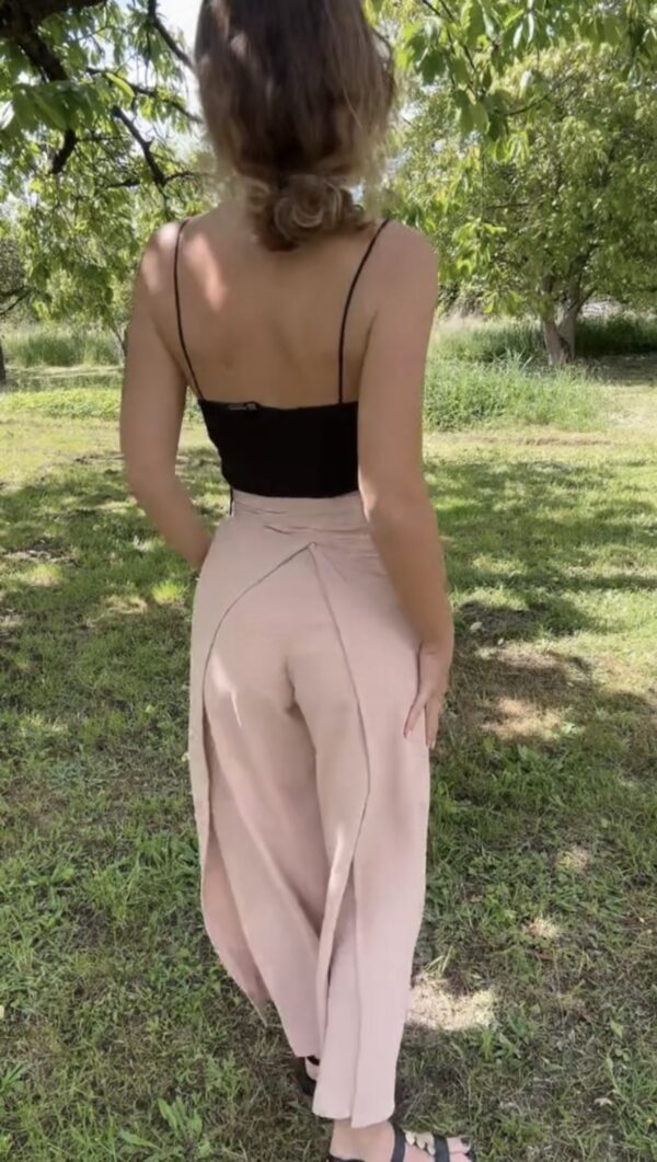 Wrap Pants Beige