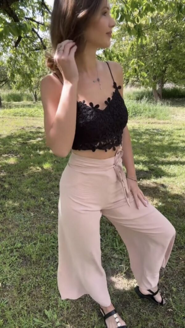 Wrap Pants Beige