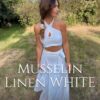 Musselin Linen White