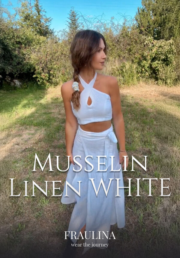 Musselin Linen White