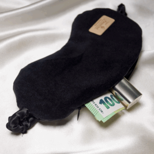Secret Pocket Eye-Mask Black