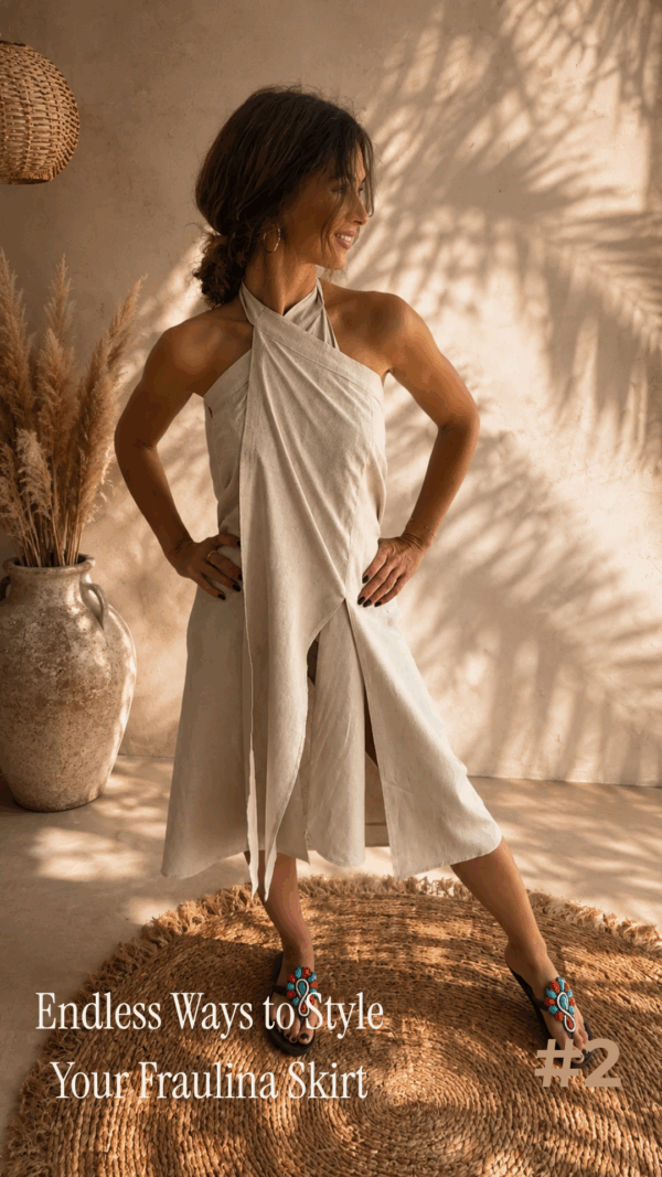 Frulina Dress - Linen Viscose Blend