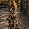 Multifunkcyjne Kimono z Wiskozy Zebra